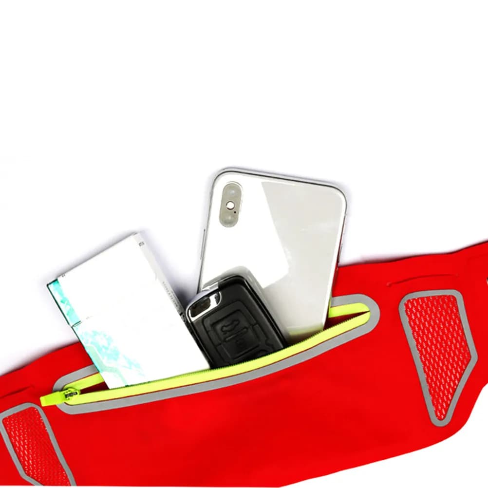 Marsupio Sportivo Unisex Ultra-Sottile e Leggero per Corsa, Escursionismo, Viaggi, Immersioni, Fitness, Yoga, con Cintura Elastica Regolabile