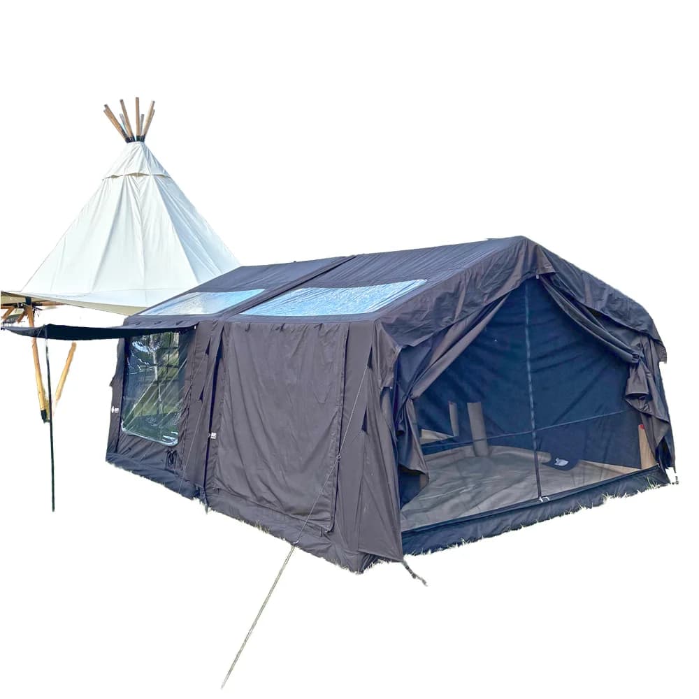 Tenda gonfiabile portatile personalizzata per tenda da campeggio esterna impermeabile e antivento per un uso comodo e durevole