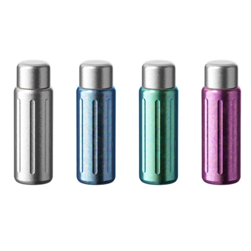 500ml Pure Titanium Thermal Water Bottle Double-Layer Vacuum Insulated THERMOS with Magnetic Cap And Temperature Display Drinkwa