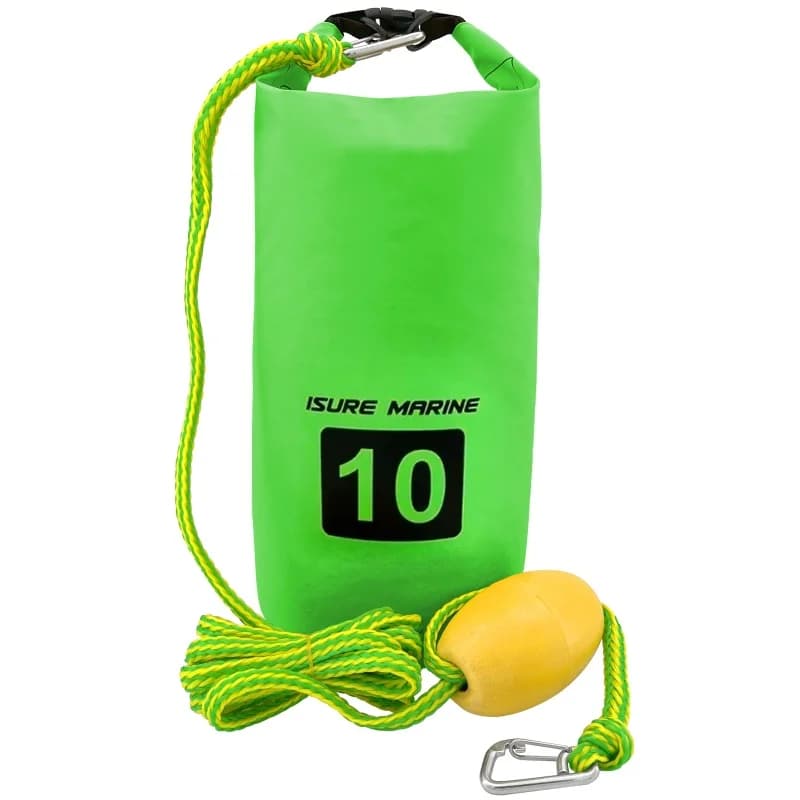 ISURE MARINE Ancoraggio a sacco di sabbia 2-in-1 per PWC da 10L con boa regolabile per piccole imbarcazioni, moto d'acqua, canoe e kayak