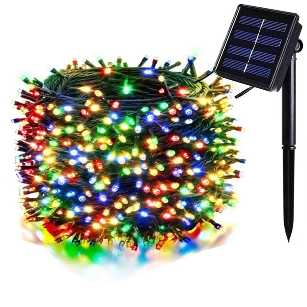 300LED Solar String Light Fata Lampada da giardino esterna impermeabile 2024 Ghirlanda di Natale Festa di Natale Decorazione della casa