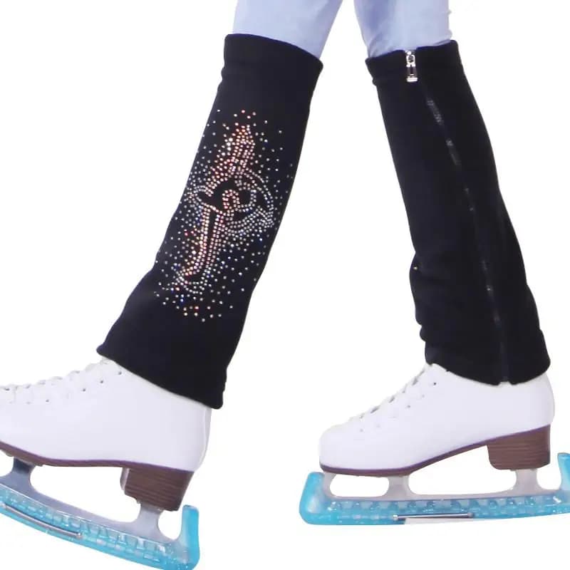 Ice Dance Figure Skating Training Warm Leg Cover Fleece-lined Cold-proof Warm Knee Pads Leg Prtector