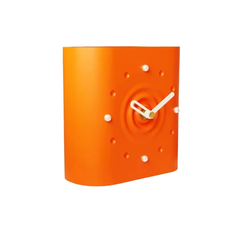 Orologio piccolo ultra silenzioso, orologio a pendolo 3D, decorazione per mobile TV, orologio alla moda, decorazione da tavolo per la casa