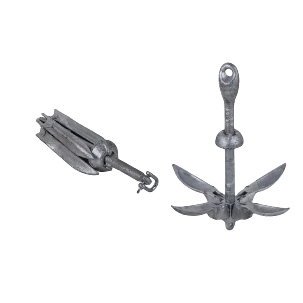 Ancora pieghevole zincata per kayak in acciaio al carbonio LSF 1,5 kg