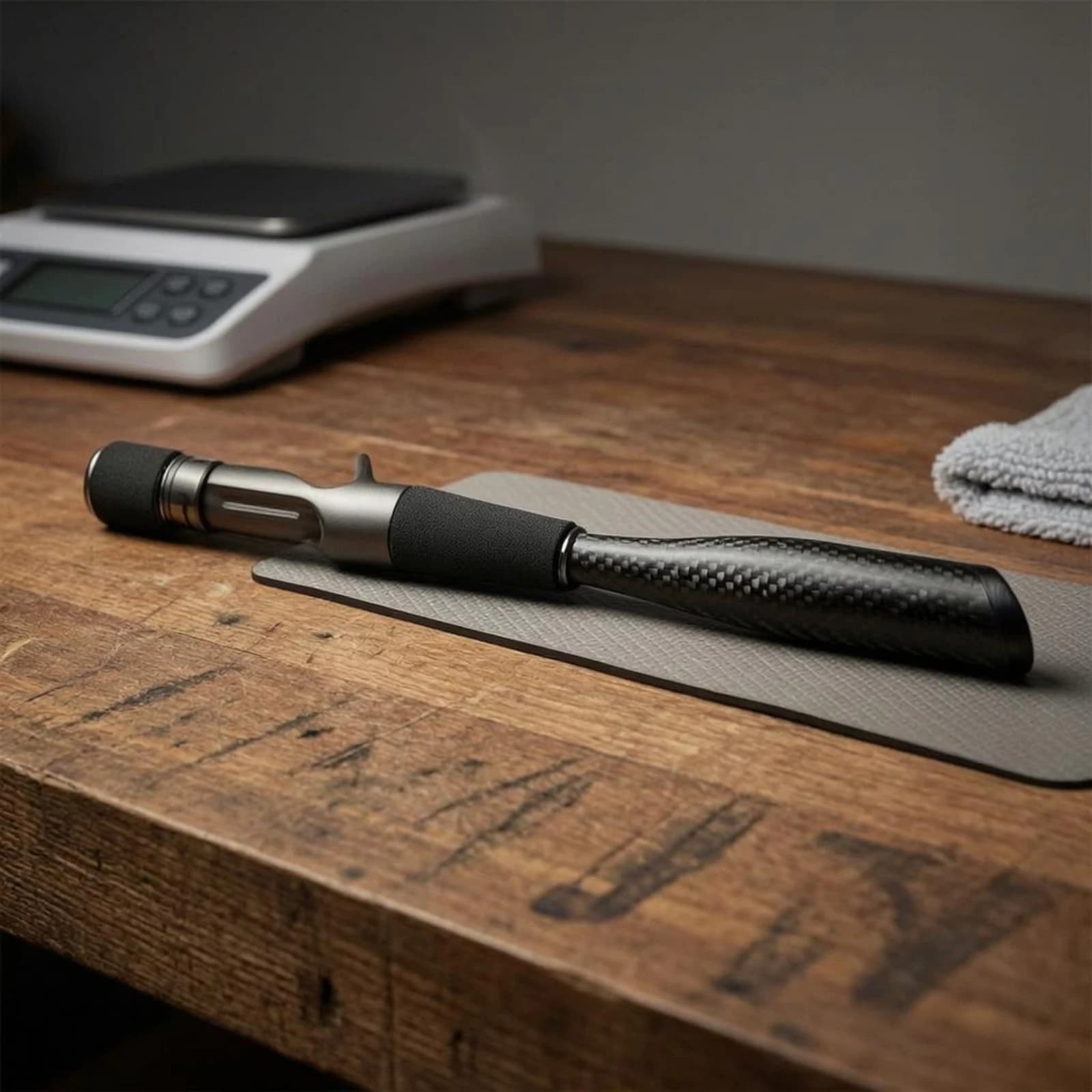 Integrated Rod Handle Long-Lasting Carbon Fiber Rod Grip Textured Fishing Grip Lightweight Easy to Install