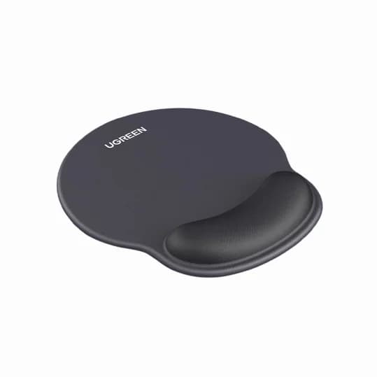 UGREEN Tappetino per mouse con poggiapolsi, tappetino per mouse ergonomico da ufficio con supporto per il polso - Superficie antiscivolo e liscia