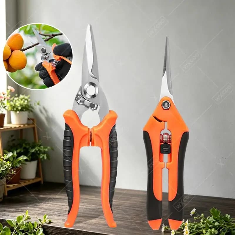 1/2/3PCS Handheld Pruning Shears Flower Trimming Clippers Gardening Scissors Set with Ergonomic Non-slip Handle Gardening Tools