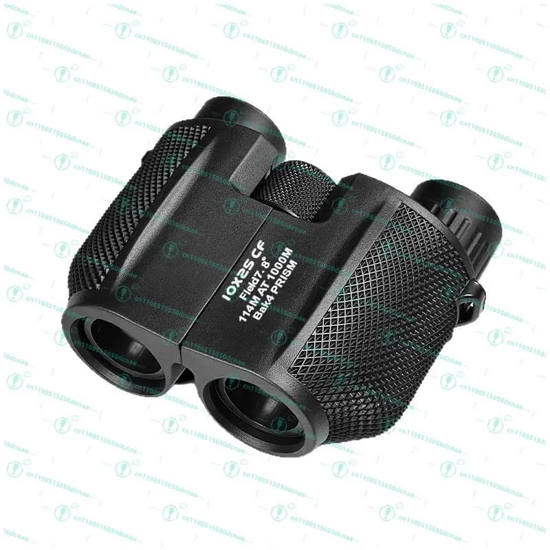 Produttore all'ingrosso pieghevole 10X25 prodotti da viaggio all'aperto mini binocolo ad alta definizione ad alta potenza