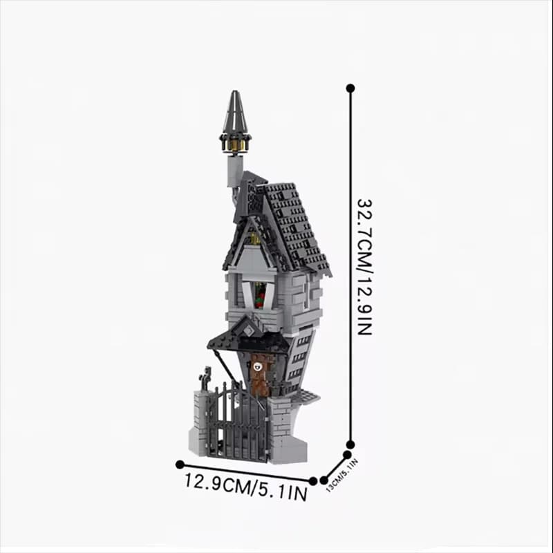 Set di Costruzioni Architettoniche da 442 Pezzi, Modello Casa dei Terori di Halloween, Gioco Educativo Creativo per Bambini