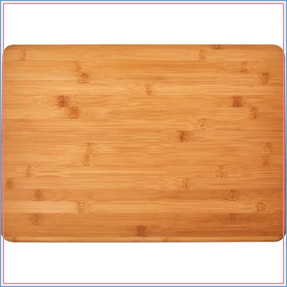 Extra-Large Wood Cutting Board, Reversible Chopping Board for Kitchen Meal Prep and Serving, Charcuterie Board, 14.17x20.08 Inch, Bamboo