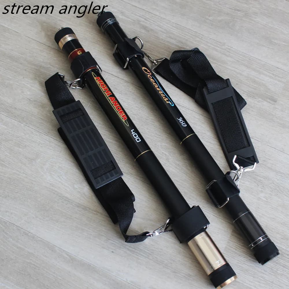Guadino in fibra di carbonio palo telescopico 51 cm attrezzatura da pesca in roccia piegata prodotto leggero e portatile 3.2M 3.6M 4M foro 8mm