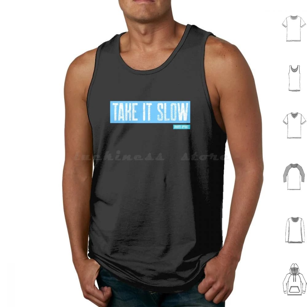 Take It Slow-Rhabdo Abbigliamento Canotte Stampa Cotone Sollevamento Corsa Maratona Wod Amrap Runner Powerlifting Kettlebell Giochi