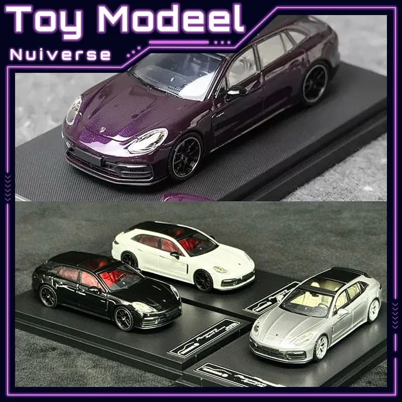 RM 1:64 Rhino Porsche Panamera Shooting Brake Modello Auto in Lega Pressofusa ad Alta Definizione per Esposizione Statica, Collezione, Hobby, Regalo Perfetto