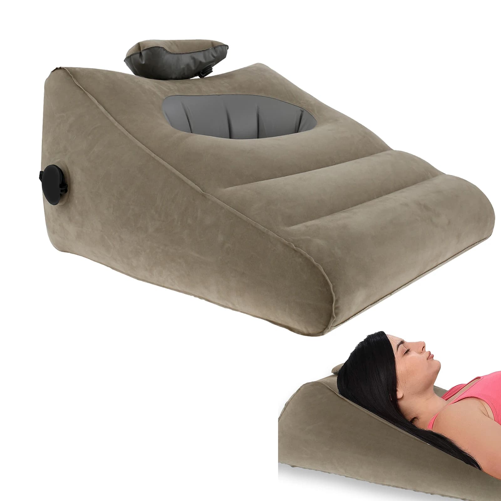 Inflatable Bearing Light Travel Bearing Wedge Bearing Multifunctional Support Bearing Ergonomic Playground Resting