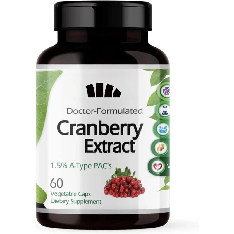 Supplement for cleaning kidneys with red blueberry extract, magnesium, selenium, vitamin B5 and B6 - 60 capsules
