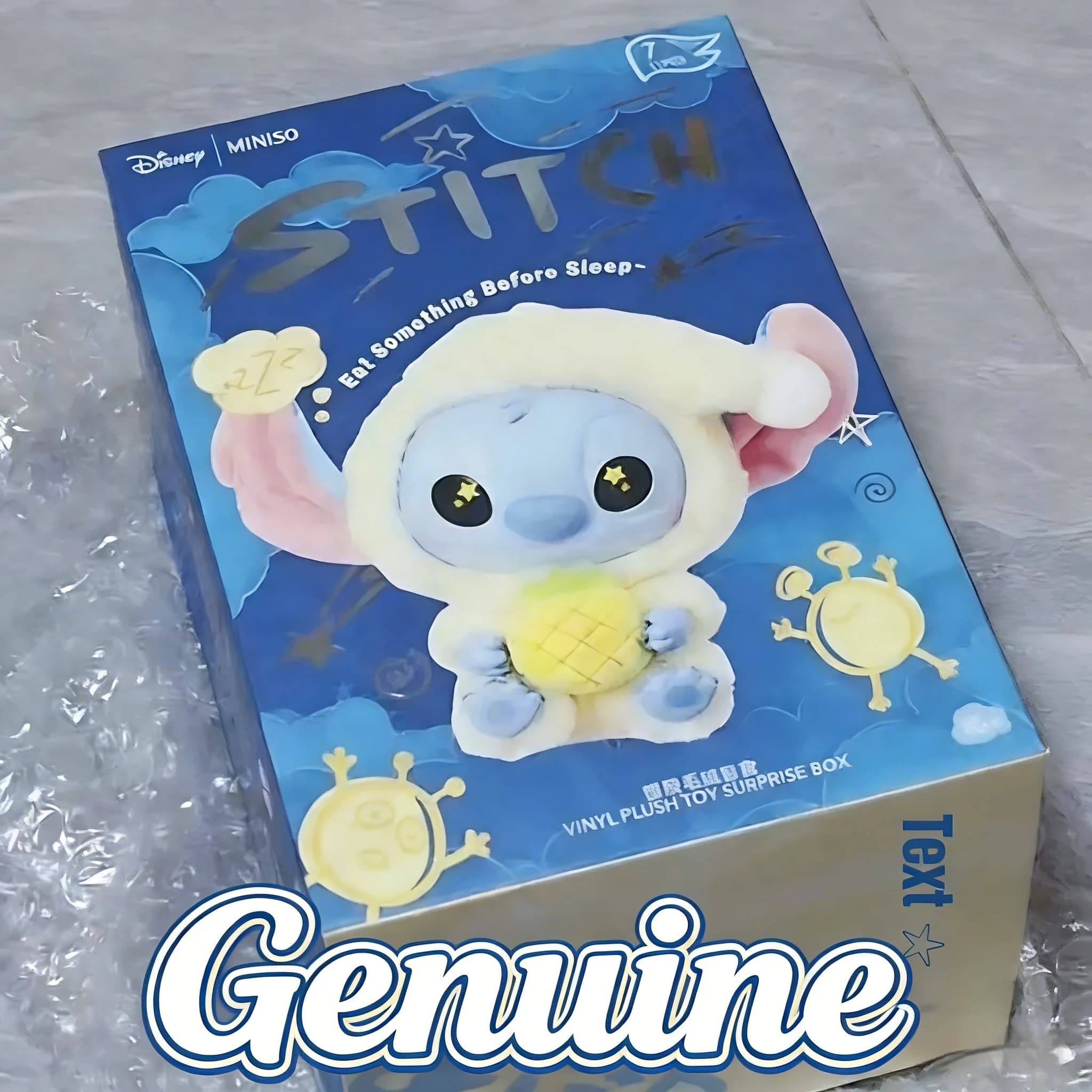 Offer in Low Price: Stitch 'Eat Something Before Sleep' in Blind Box, Nice Children's Toy with Pigiama, Pendant for Bag, Birthday Gift