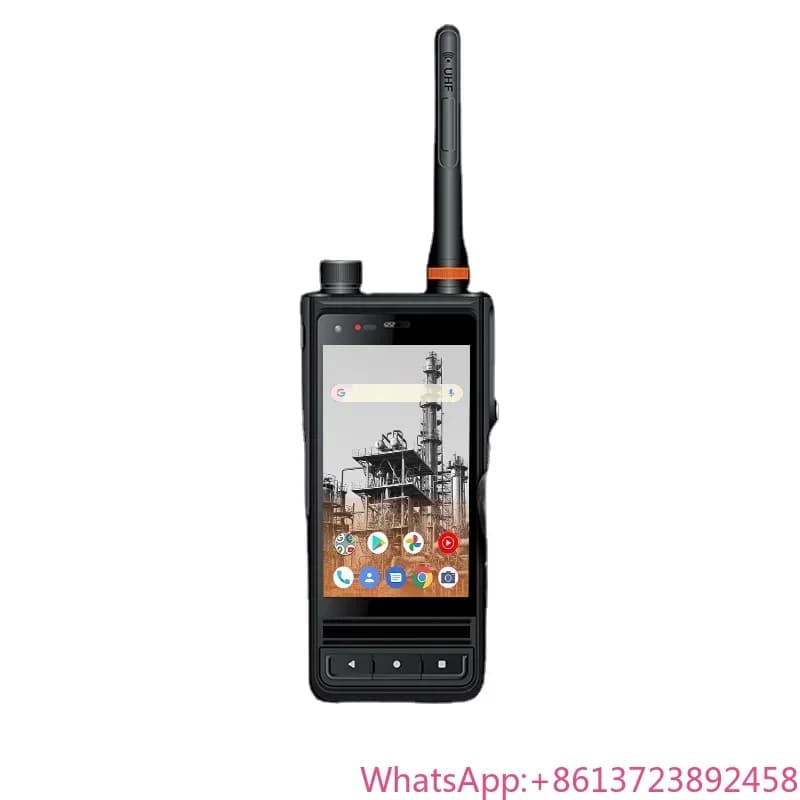 Walkie talkie IP68 4G LTE con gps zello android walkie talkie ptt impermeabile radio bidirezionale radio vhf con telefono gsm