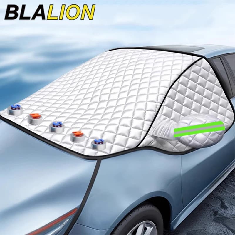BLALION Parabrezza anteriore magnetico Parasole per auto Anti-esposizione Anti-neve Anti-ghiaccio Copertura Ombrellone anteriore Finestra Copertura per abbigliamento per auto
