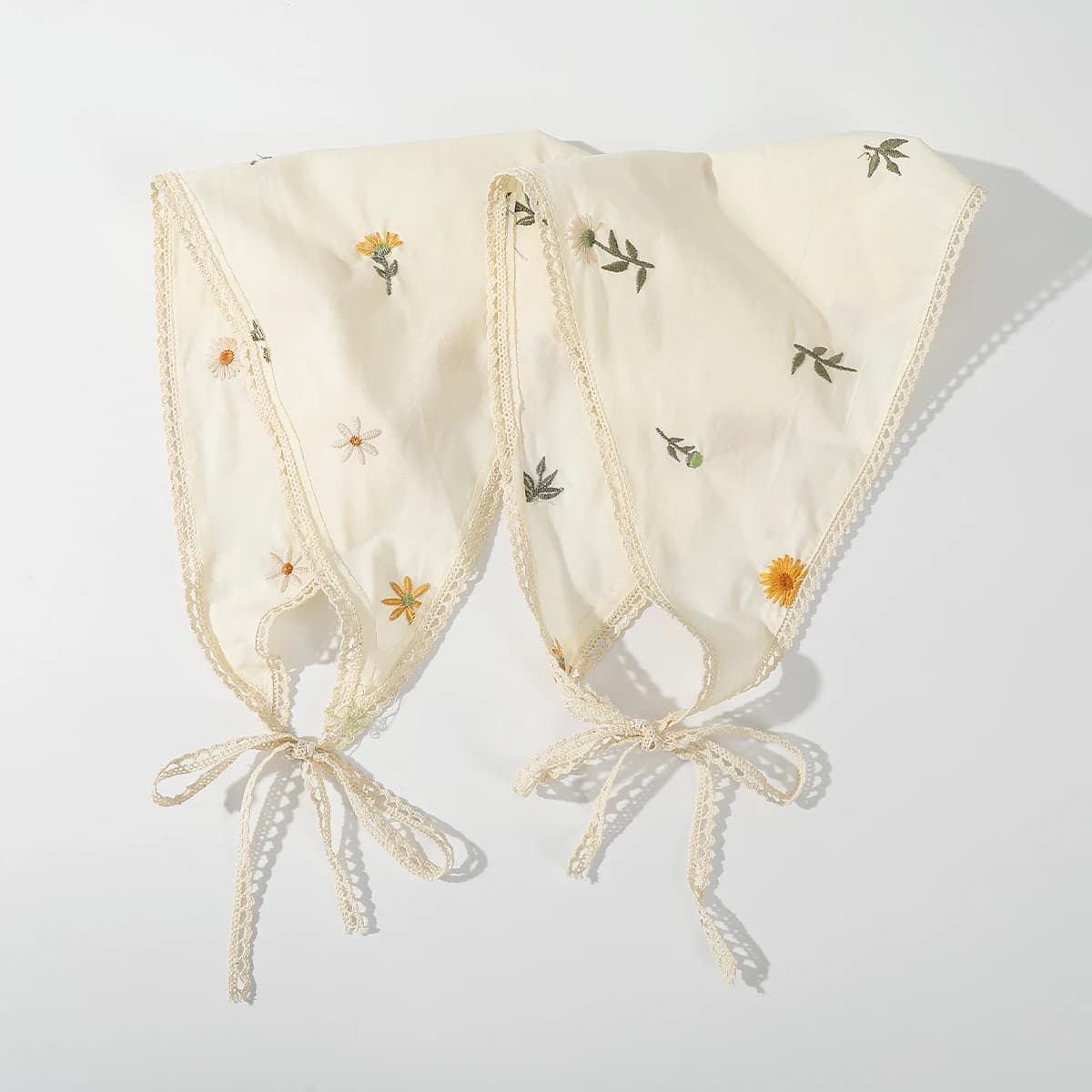 Fabric Printing Triangle Scarf Flower Hair Bands Turban Bandana Headbands For Women Sweet Retro Headwarps Hair Accessories