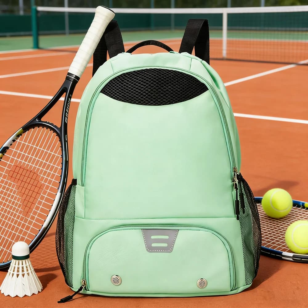 36L Bag for Badminton and Tennis Rackets, Basketball Sports Bag, Dry/Based Backpack for Fitness, Travel and Cycling