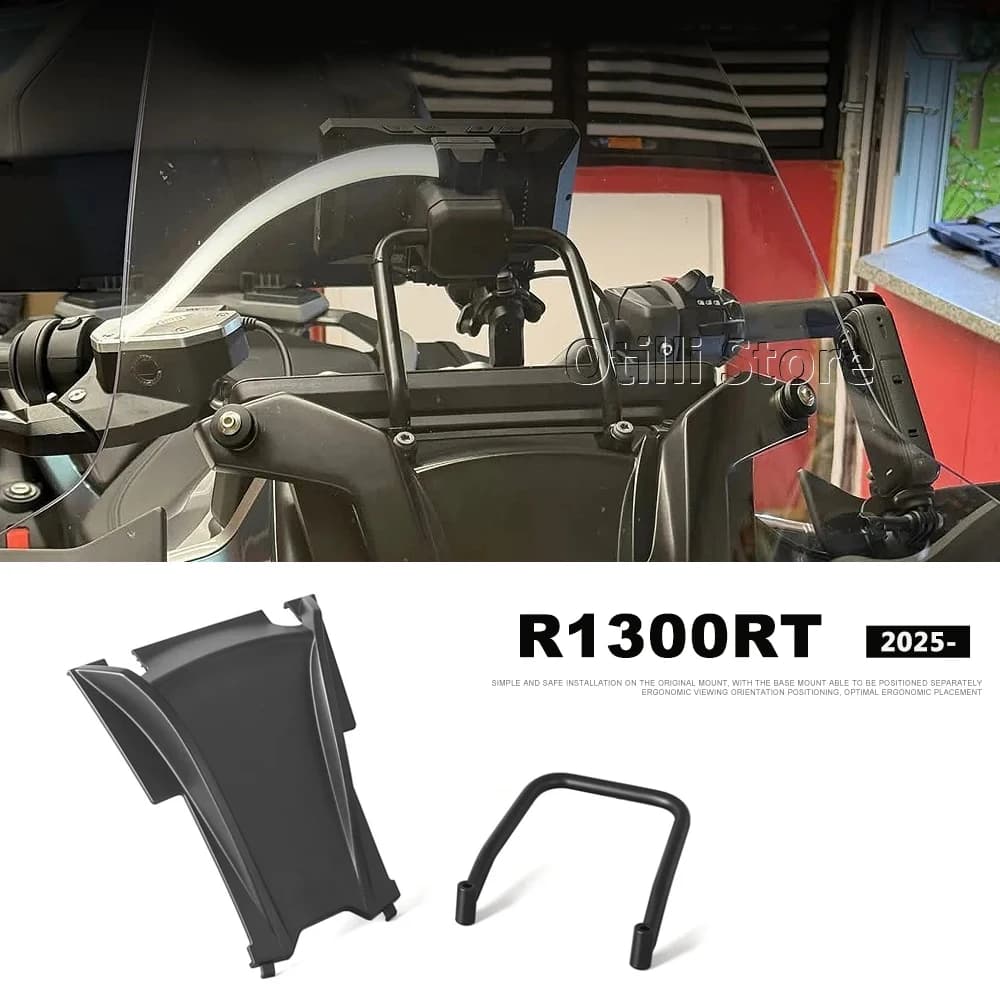 Supporto per telefono/GPS da parabrezza 2026 per moto R1300 RT, supporto di navigazione per BMW R1300RT R 1300 RT