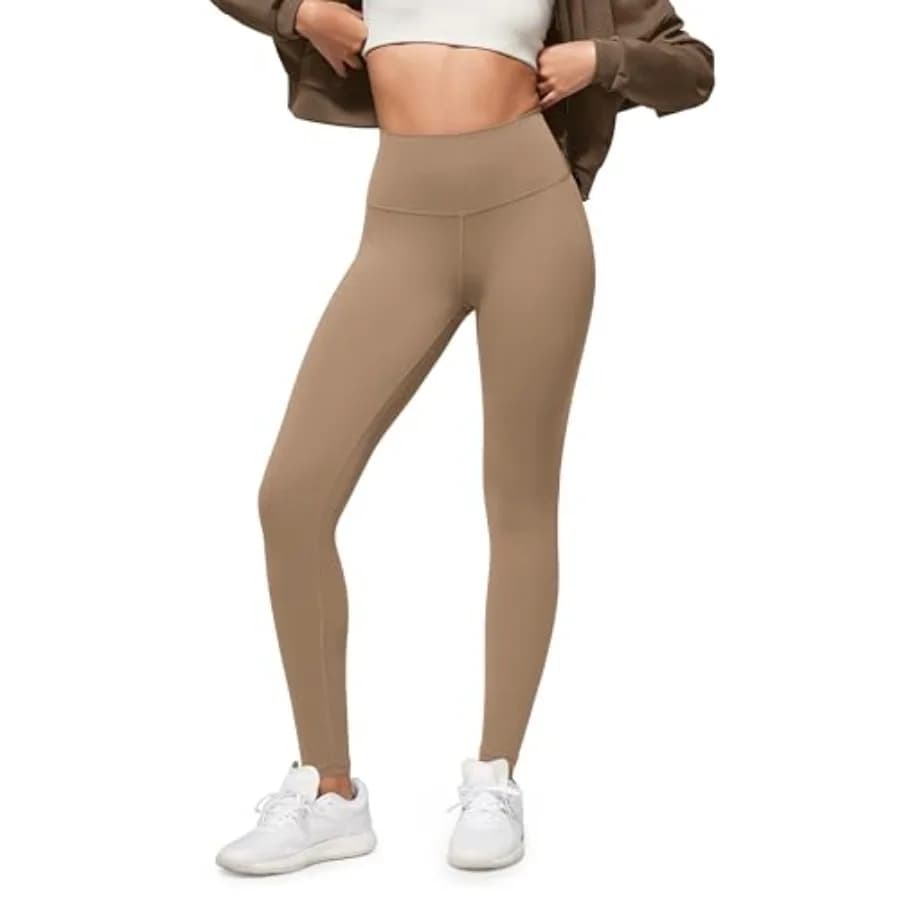 Leggings da Yoga ODODOS Morbidi come Burro per Donna, Pantaloni Yoga a Vita Alta 23"/25"/28"