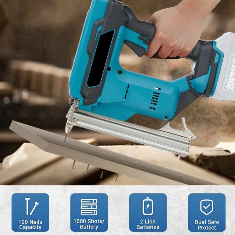 【Professional Grade】TX Brushless Electric Nail Gun Cordless F30 F25 F20 F15 F10 Stapler Nailer Woodworking Wireless Power Tools