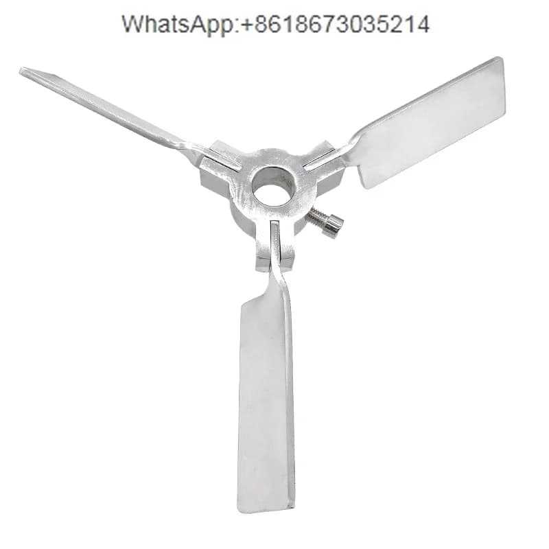 Mixer 304 stainless steel blade agitator impeller umbrella telescopic high-speed unfolding folding impeller