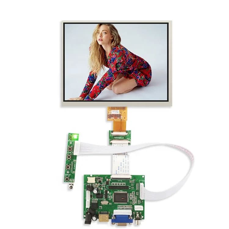 8 Inch 1024*768 LCD Panel With 40 Pin 8 Inch Ips Screen Tablet Raspberry Pi High Brightness Tft LCD Module