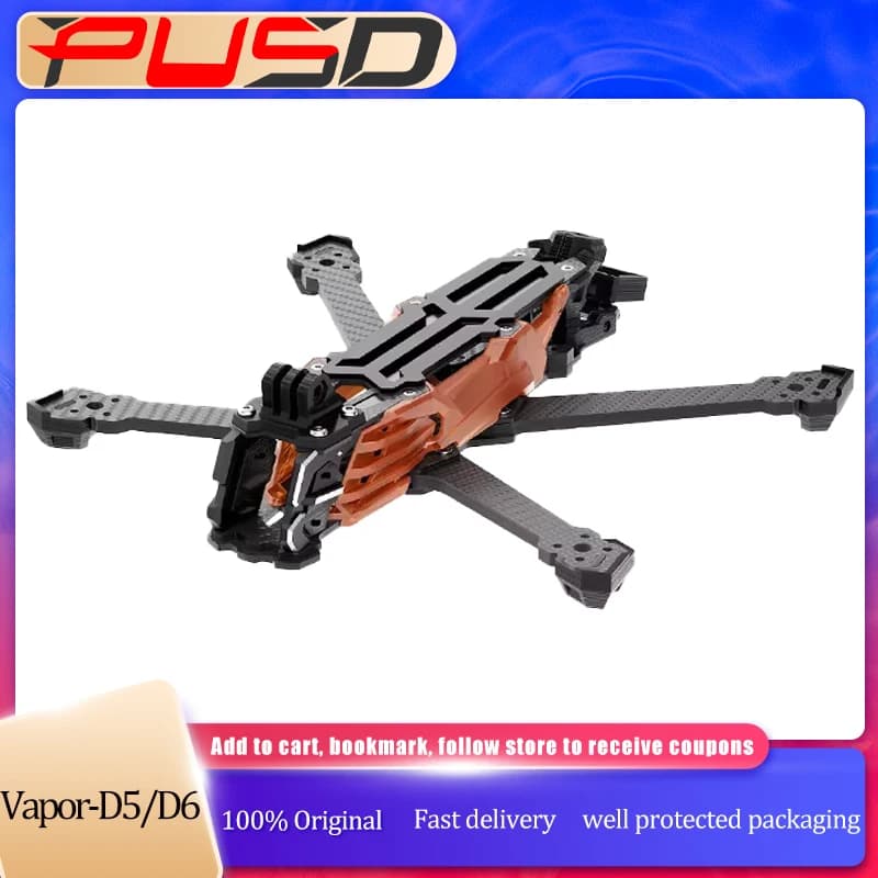 GEPRC GEP-Vapor-D5 D6 O4 Pro Carbon Fiber FPV Frame For 5/6 Inch Freestyle Quadcopter FPV RC Drone Replacement Accessories Part