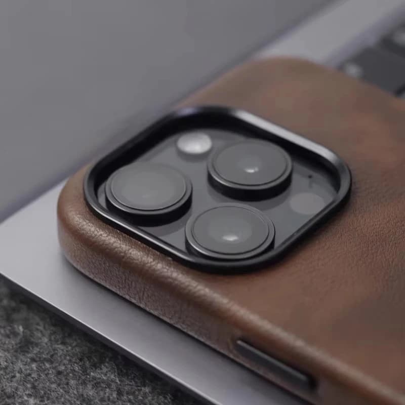 Retro Crazy Horse Leather for MagSafe Case For iPhone 18 Pro 15 14 13 16 17 Pro Max Simple Leather Texture Magnetic Phone Case