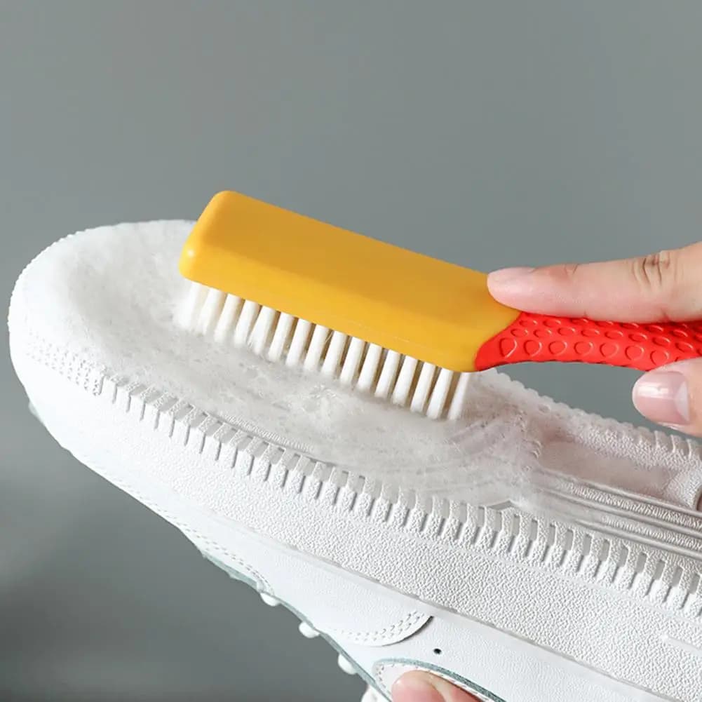 Spazzola per pulizia da 16 cm Impugnatura ergonomica Plastica antigraffio Spazzola per pulizia scarpe versatile resistente all'usura Strumenti per lavori domestici