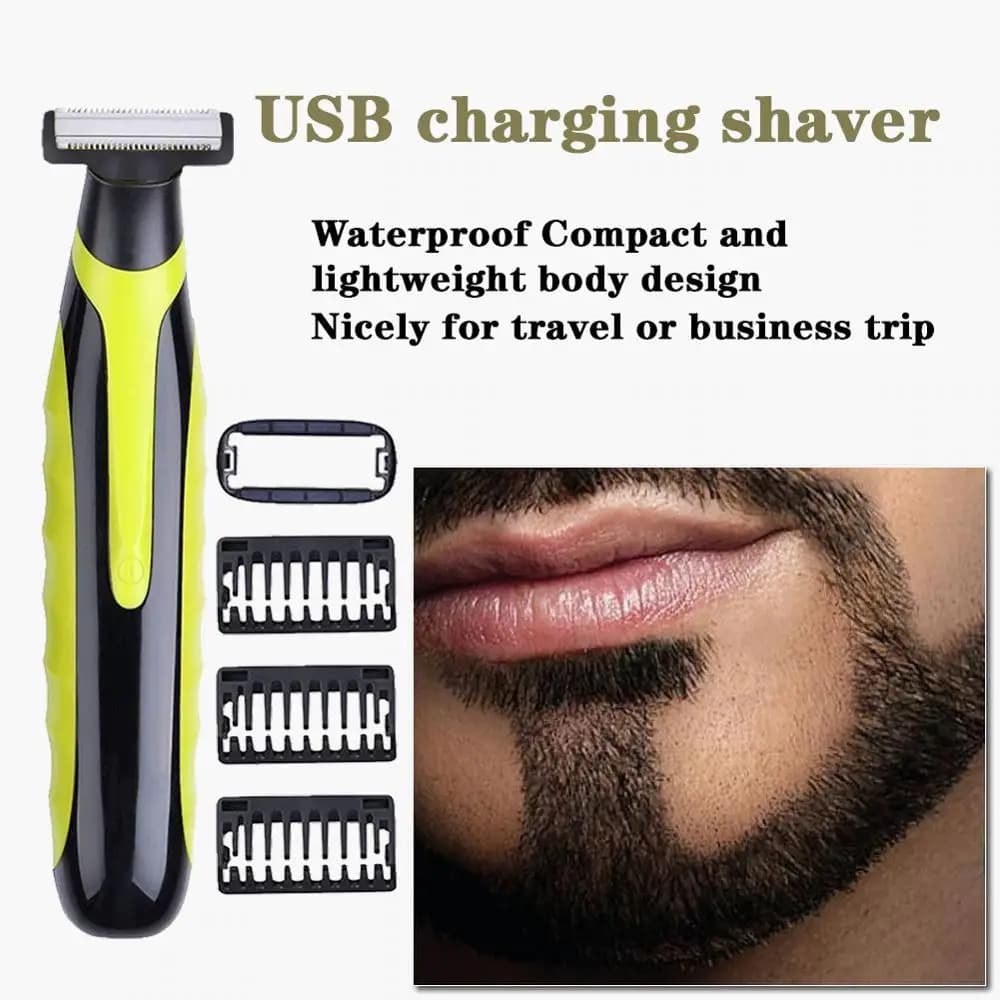 USB Rechargeable Electric Satin Satin Safety Shaving Trimmer For Men Small T Knife Trimmer Portable Shaving Machine