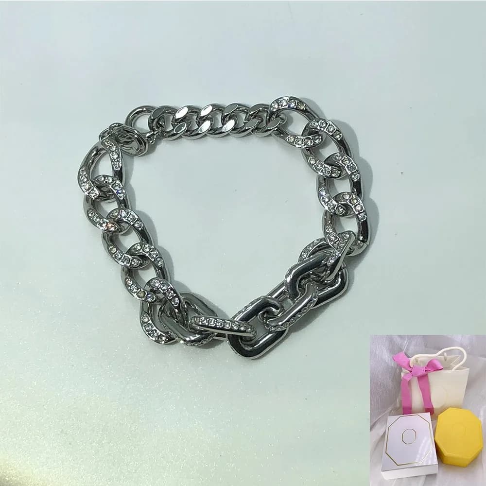 Nuovo braccialetto di cristallo imitazione bianco nascosto Dextera alla moda, regalo squisito per il Ringraziamento delle donne