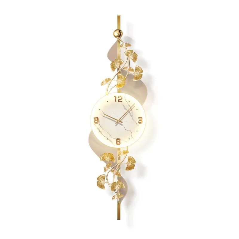 Modern and simple, living room clock wall clock light luxury, grille decorative pendant high sense