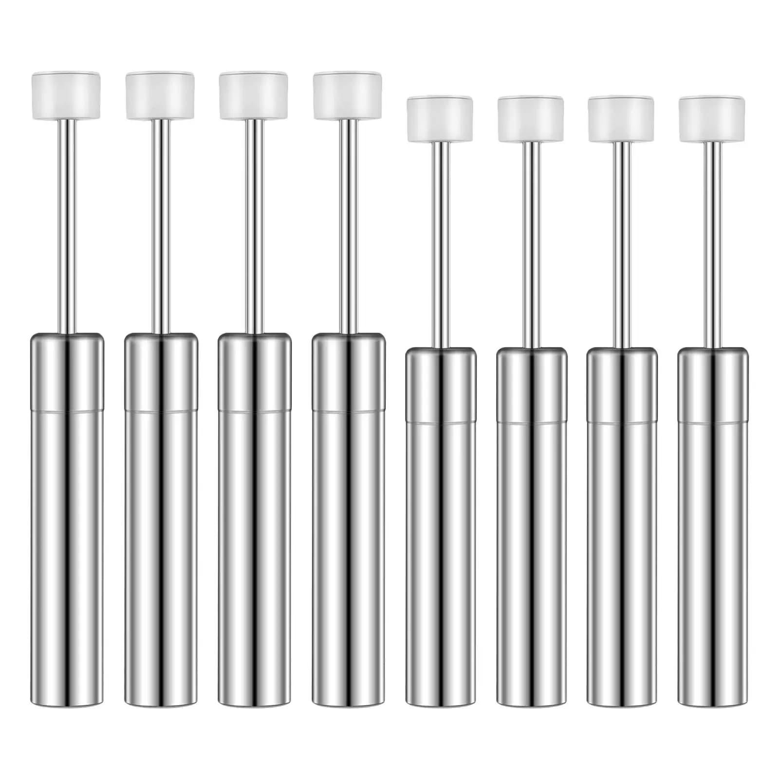 8Pcs Kitchen Trash Can Damper Hydraulic Soft Close Piston 30N 55-59N Silent Lid Closer Cabinet Door Dampers Wastebasket Slow