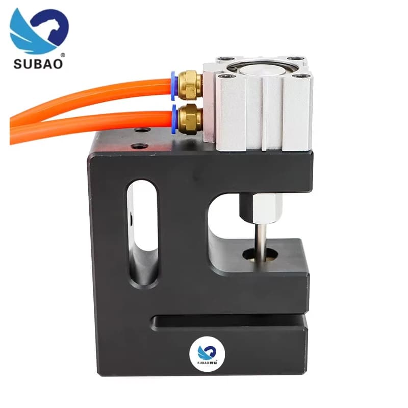 DK6 Pneumatic Circular Hole Plastic Bag Punching Machine For Packaging