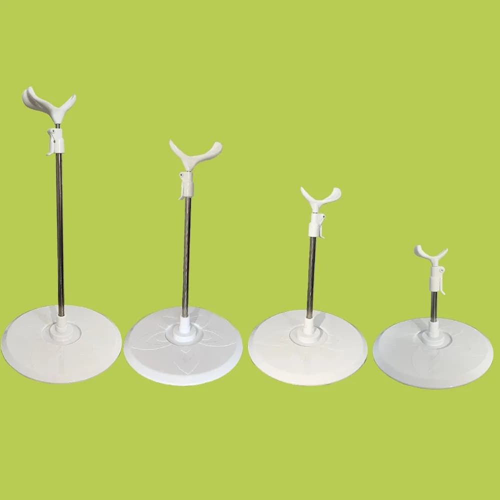 Supporto per Bambole 1/6 1/4 1/3 1/8, Telaio Espositivo Regolabile 20-30cm 45-60cm per Modelli OB24 OB27, Accessori per Esposizione