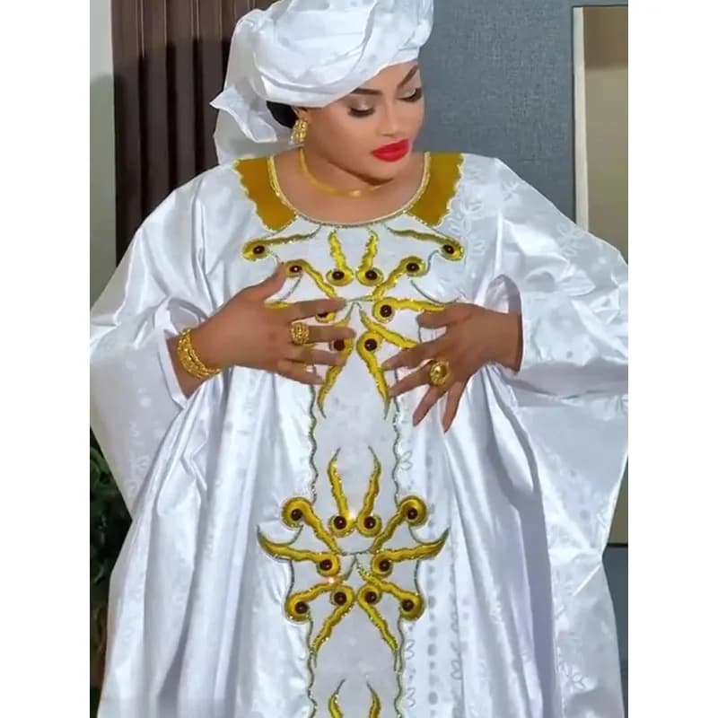 Abiti Africani per Donne, Abbigliamento Tradizionale Africano, Dashiki, Ankara, Bazin, Abaya, Vestito Lungo Musulmano, Kaftan, Maxi Abito Lungo 2026