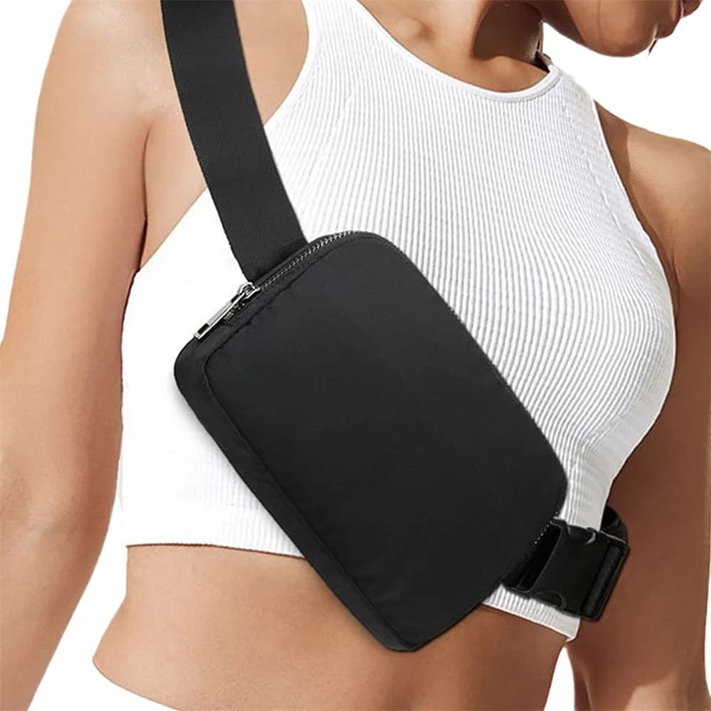 1 Piece Swimwear Fashionable Waist Bag Waterproof Casual Small Waist Shopping Travel Running Hiking