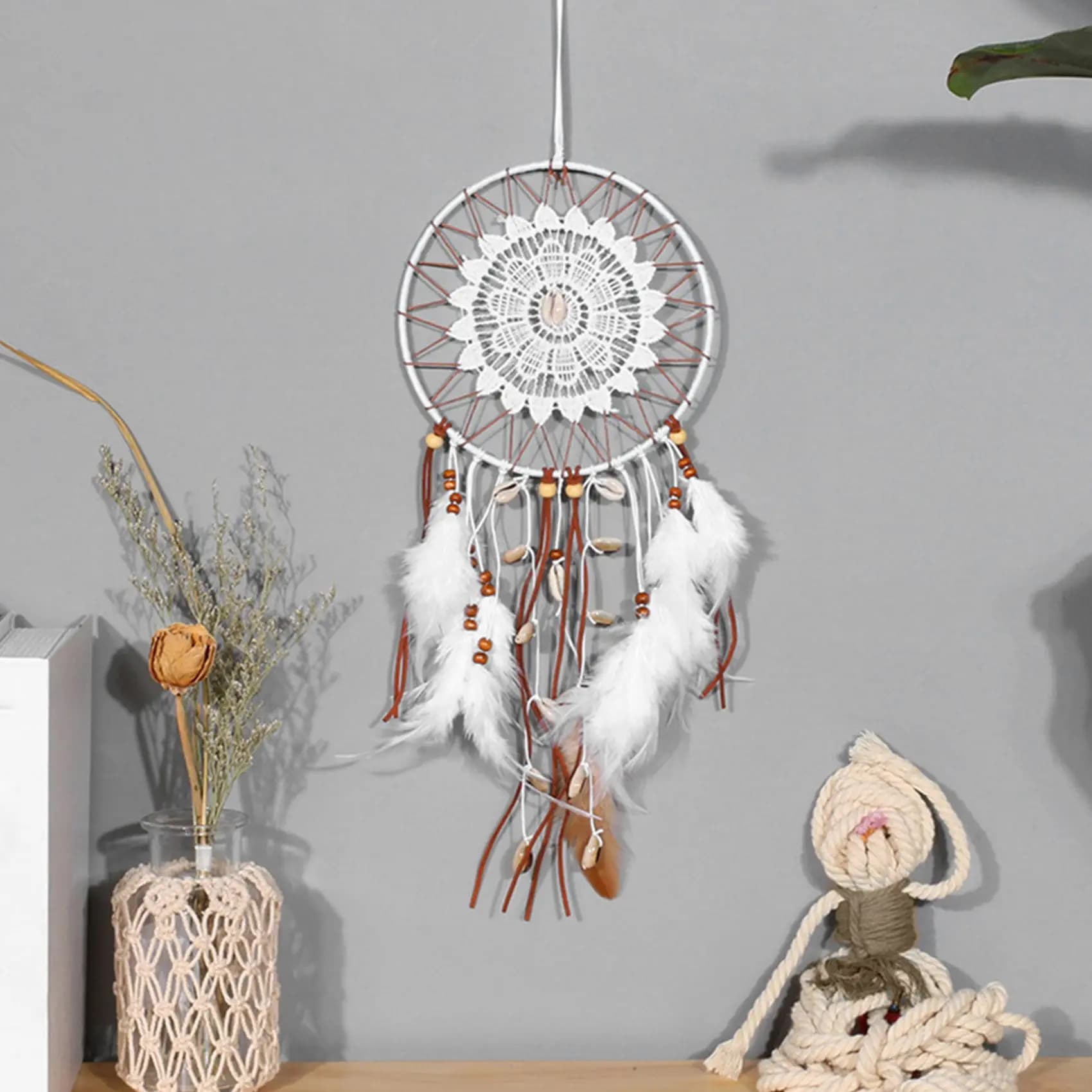 10 Pack 4 Inch Silver Dream Catcher Metal Rings Floral Hoops Wreath Macrame Creations Ring For Crafts DIY