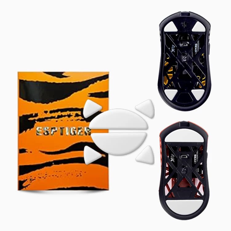 1 Confezione Originale di Piedini per Mouse Esports Tiger Gaming ICE V2 per Mouse Wireless WLMouse BEAST X MAX