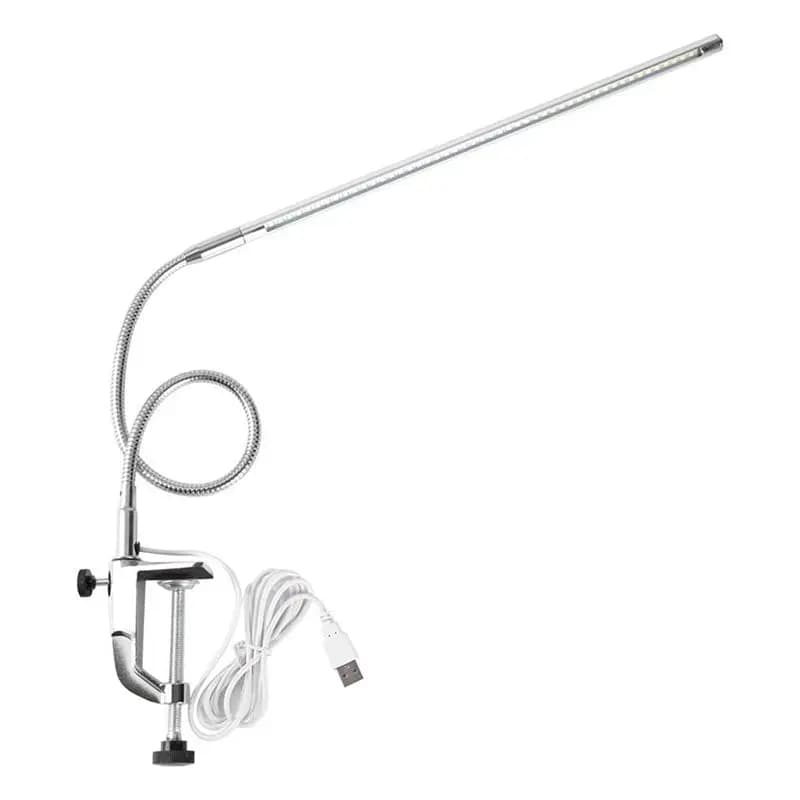 ABXF-Desk Lamp With Clamp, USB Adjustable LED Beauty Light For Manicure, Reading, Eyelash Extension, Eyebrow