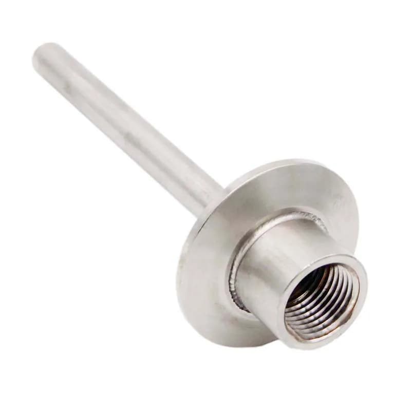 Thermometric Pozzetto 1/2" FNPT 4" Homemade Beer Kettle made of stainless steel Conical Thermometric Pozzetto 1.5" TC
