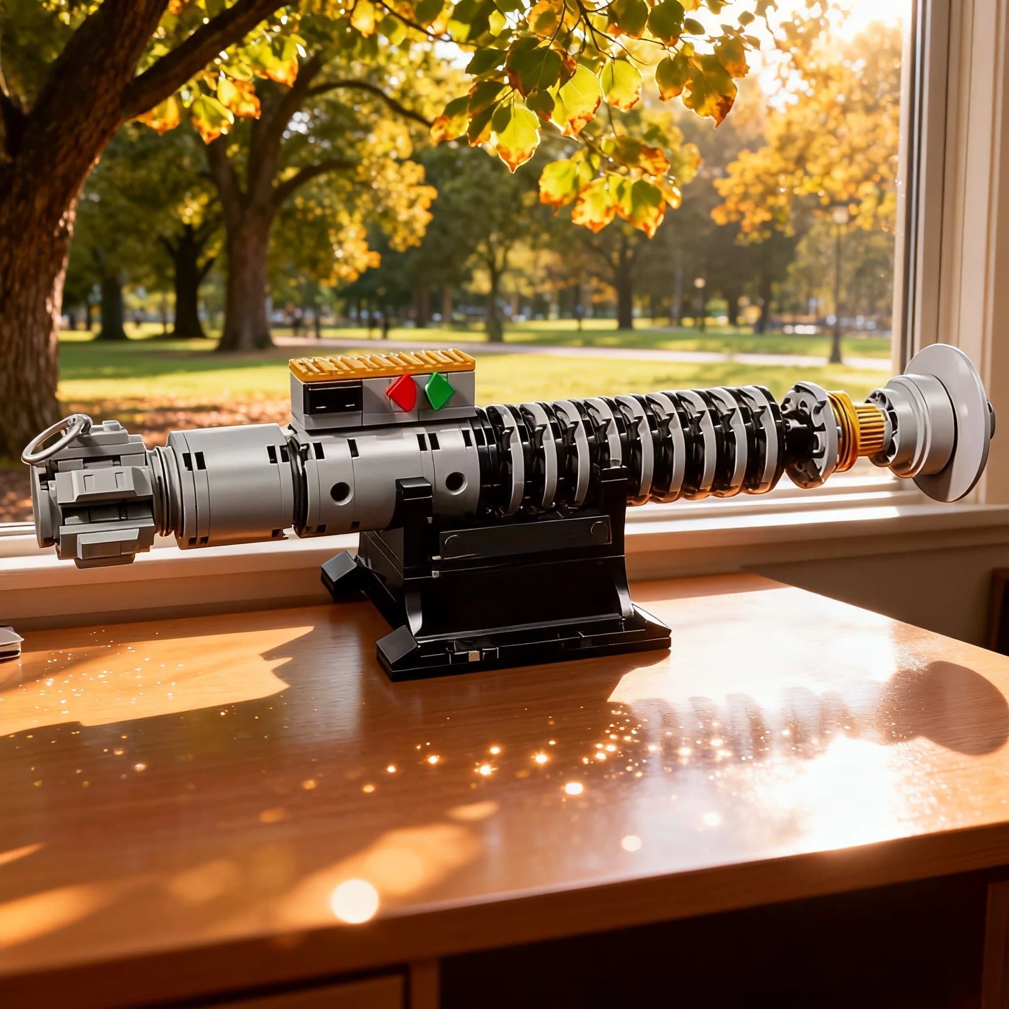 Decorazione per la casa 2026: Nuovo kit di costruzione DIY Guerra Spaziale con 147 mattoncini, MOC Spada Laser di Luke Skywalker, Nuova costruzione per combattimenti spaziali