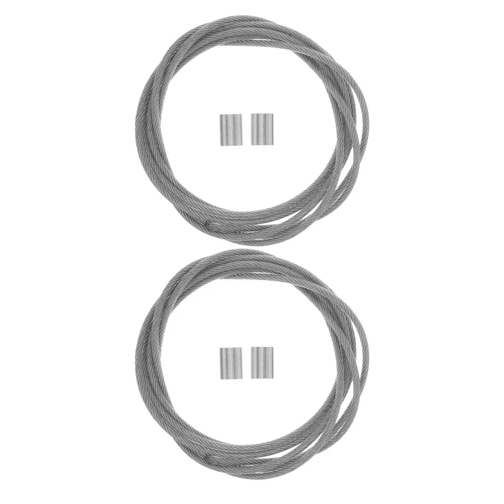 2 Pieces Replacement Cable for Steel Wire Basketball Network Resistant for Exterior, Schools and Communities