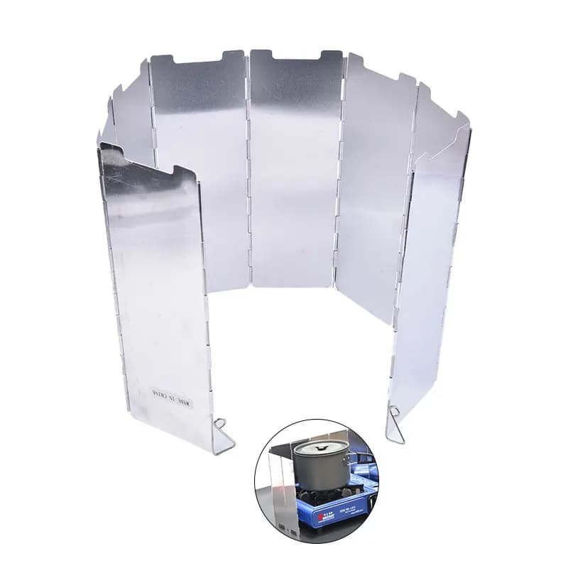 8 Foldable Gas Stove Outdoor Camping Cooking Tiles Winding Camping Equipment