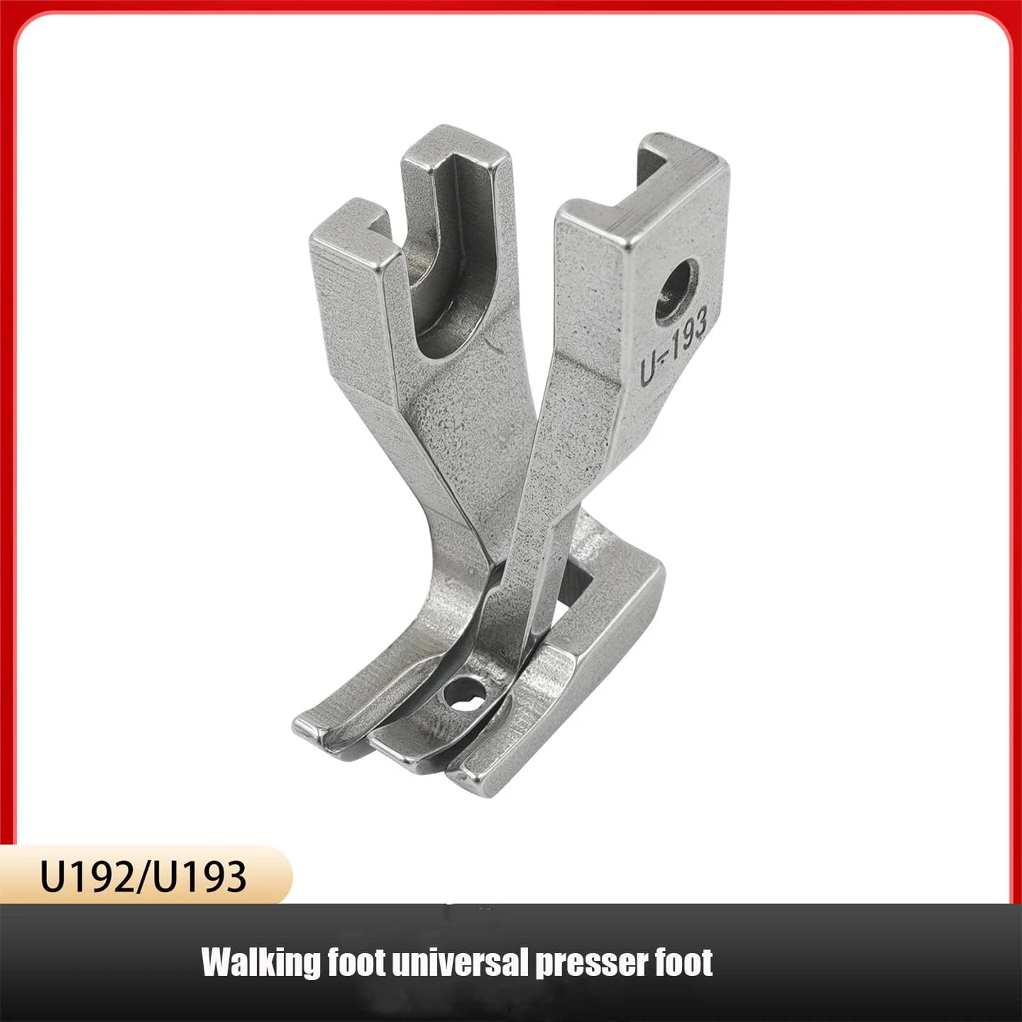 U192 U193 Walking Foot Presser Foot Kit Alloy Steel Industrial Sewing Machine Spare Parts Split‑Foot & One‑Piece U‑193 for DY Sy