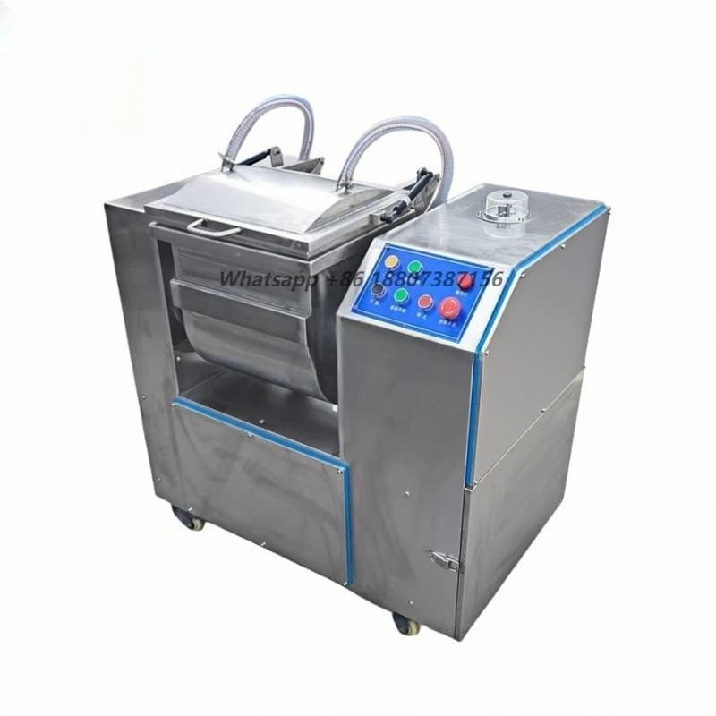 Industrial High Quality Vacuum Dough Mixer Automatic Commercial Flour Kneader Machine Stainless Steel Pasta Noodle
