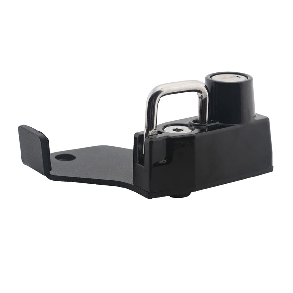 Accessori moto Kit lucchetto casco nero per Triumph Bonneville Bobber Caschi tutto l'anno Blocco antifurto di sicurezza con 2 chiavi